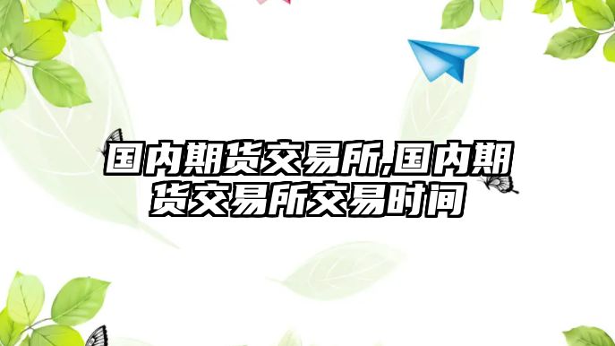 國內(nèi)期貨交易所,國內(nèi)期貨交易所交易時(shí)間