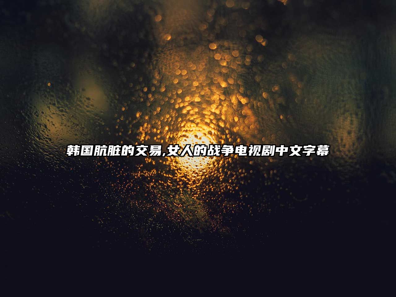 韓國骯臟的交易,女人的戰(zhàn)爭電視劇中文字幕