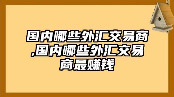 國(guó)內(nèi)哪些外匯交易商,國(guó)內(nèi)哪些外匯交易商最賺錢