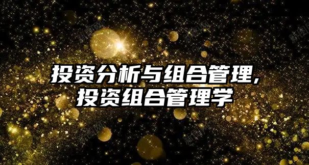 投資分析與組合管理,投資組合管理學(xué)