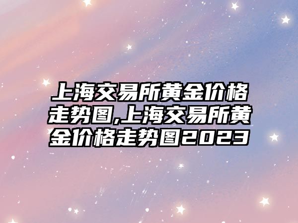 上海交易所黃金價格走勢圖,上海交易所黃金價格走勢圖2023