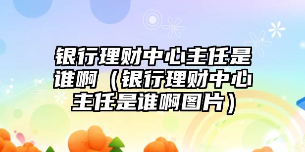 銀行理財中心主任是誰?。ㄣy行理財中心主任是誰啊圖片）