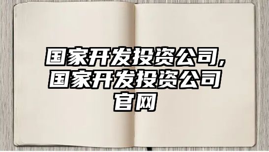 國(guó)家開(kāi)發(fā)投資公司,國(guó)家開(kāi)發(fā)投資公司官網(wǎng)