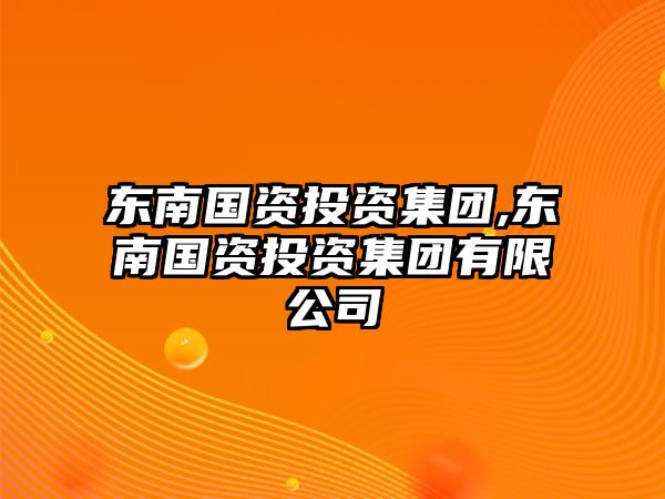 東南國資投資集團,東南國資投資集團有限公司