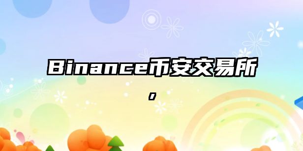 Binance幣安交易所,