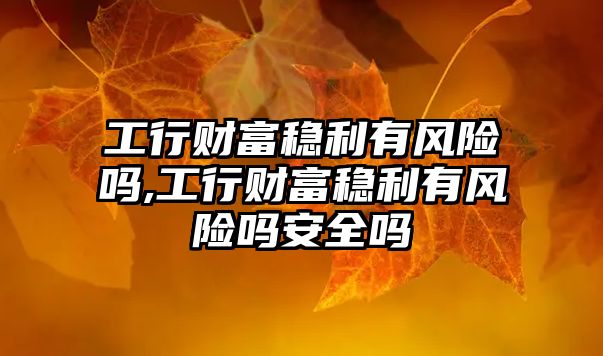 工行財(cái)富穩(wěn)利有風(fēng)險(xiǎn)嗎,工行財(cái)富穩(wěn)利有風(fēng)險(xiǎn)嗎安全嗎